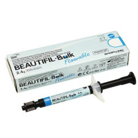 BEAUTIFIL Bulk Flowable (Syringe, Dentin Shade), Light Cured Composite Resin